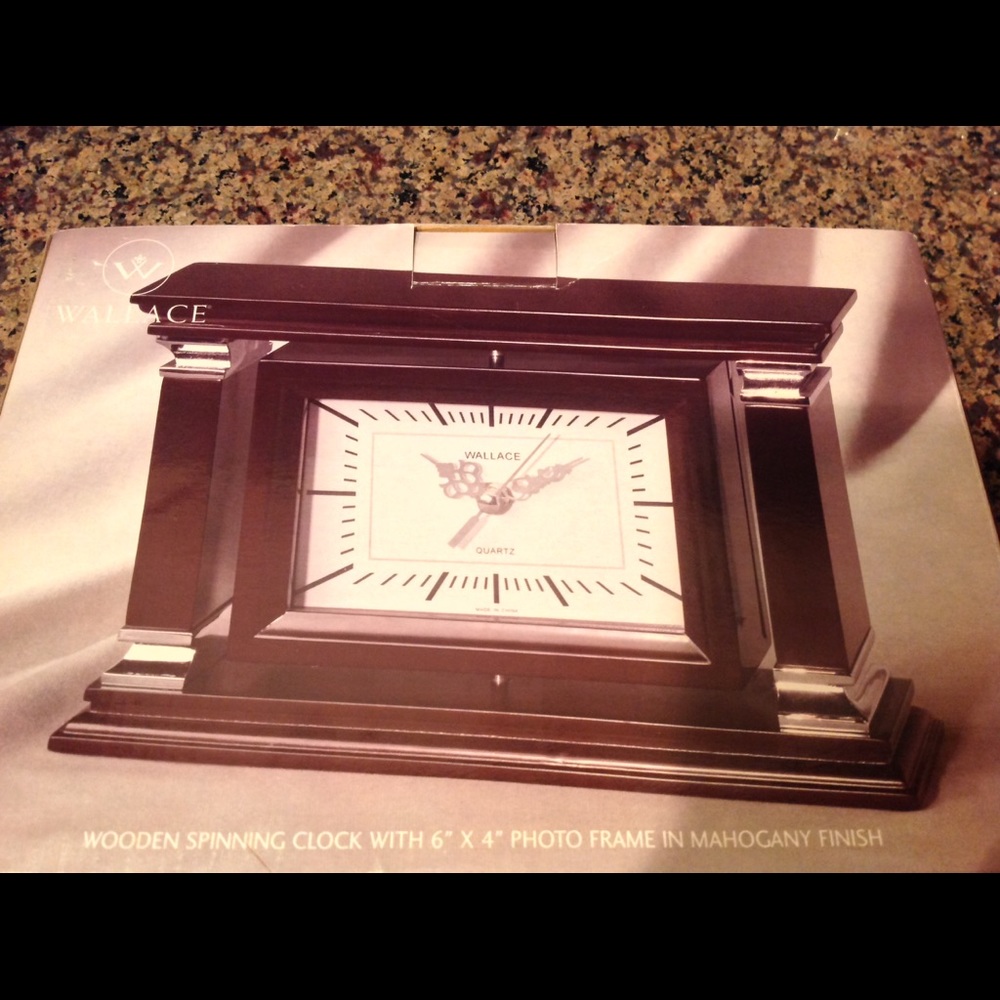 Wallace Mahogany Clock